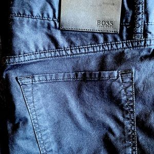 BOSS by Hugo Boss mens black chinos sz 33/32